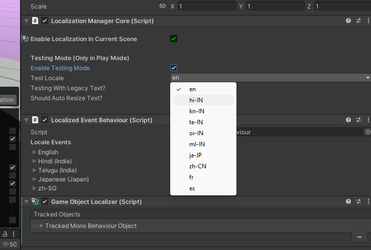 Testing Screenshot