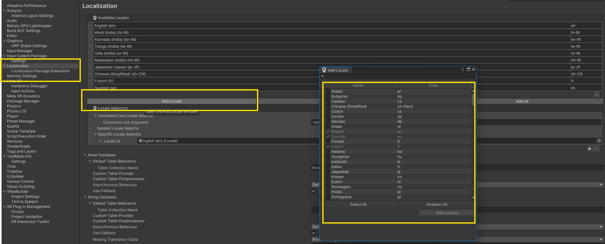 Add Locale Screenshot