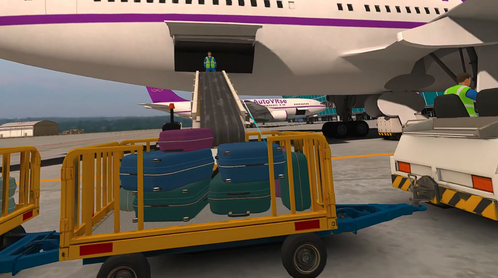 Aviation Bag Loading poster